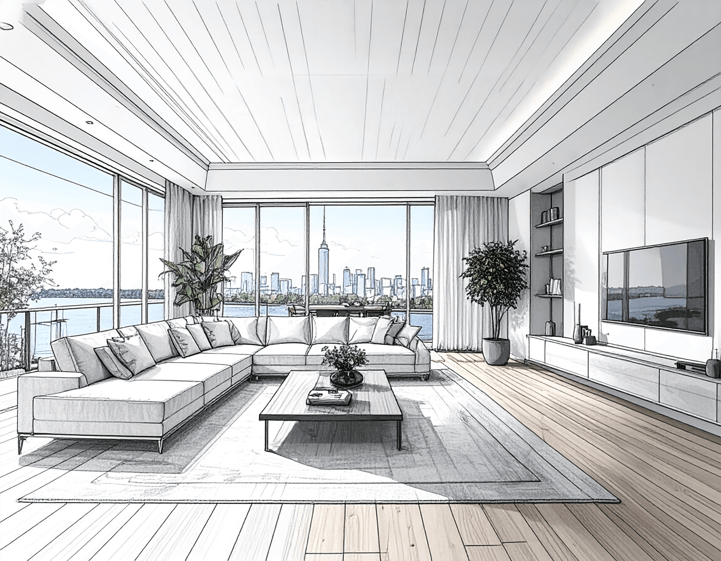 Final interior design